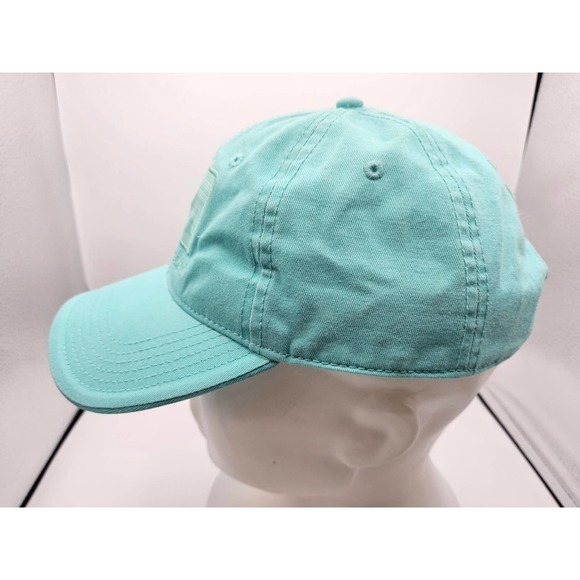 Simply Southern Aqua Blue Baseball Hat USA Flag Turtle Adjustable - Picture 4 of 10